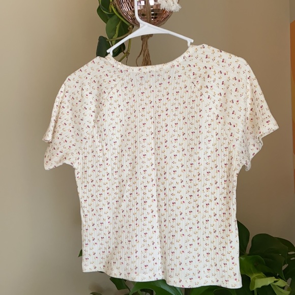 AE Summery Ribbed Crop Tee - Picture 3 of 3